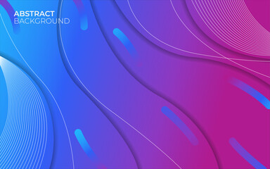 Abstract background, gradient geometric vector design. Graphic pattern in minimal style. Dynamic motion background