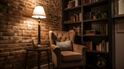 Cozy Reading Nook - A Relaxing Spot Perfect for Book Lovers to Unwind and Escape, generative AI