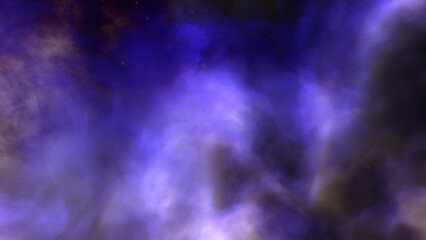 Space background with realistic nebula and shining stars. Colorful cosmos with stardust and milky way. Magic color galaxy. Infinite universe and starry night. 3d render
