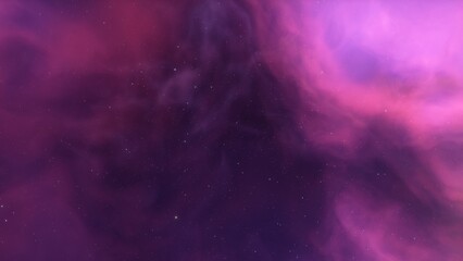 Space background with realistic nebula and shining stars. Colorful cosmos with stardust and milky way. Magic color galaxy. Infinite universe and starry night. 3d render
