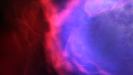 Space background with realistic nebula and shining stars. Colorful cosmos with stardust and milky way. Magic color galaxy. Infinite universe and starry night. 3d render
