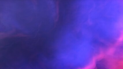 nebula gas cloud in deep outer space, science fiction illustration, colorful space background with stars 3d render
