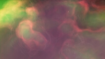 nebula gas cloud in deep outer space, science fiction illustration, colorful space background with stars 3d render
