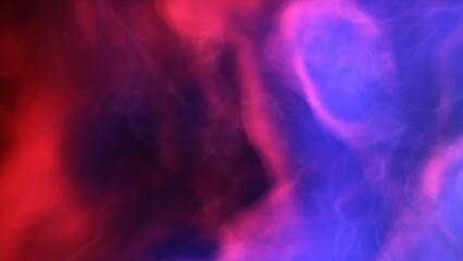 Fototapeta na wymiar Cosmic background with a blue purple nebula and stars