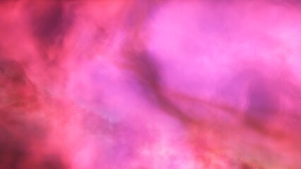 nebula gas cloud in deep outer space, science fiction illustration, colorful space background with stars 3d render