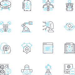 Environmental Sustainability linear icons set. Renewable, Conservation, Green, Ecology, Responsible, Biodiversity, Stewardship line vector and concept signs. Ecosystem,Climate,Preservation outline