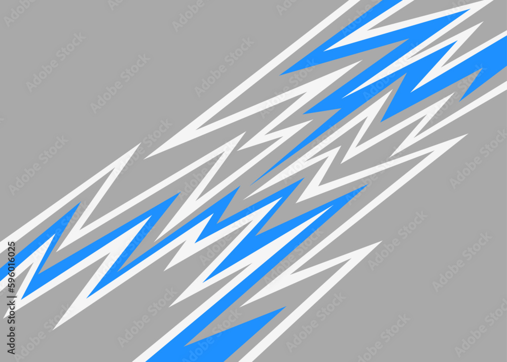 Poster abstract background with jagged lightning line pattern and with some copy space area