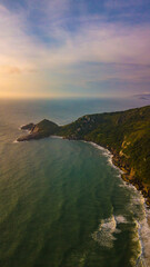 Mar Praia Ilha Mole Joaquina Galheta Florianópolis Viagem Viajar Verão Turista Turismo Natureza Lazer Esportes Aquático Kite Kitesurf Surf Pedras Barco Santa Catarina Sul Brasil Oceano Atlântico Drone