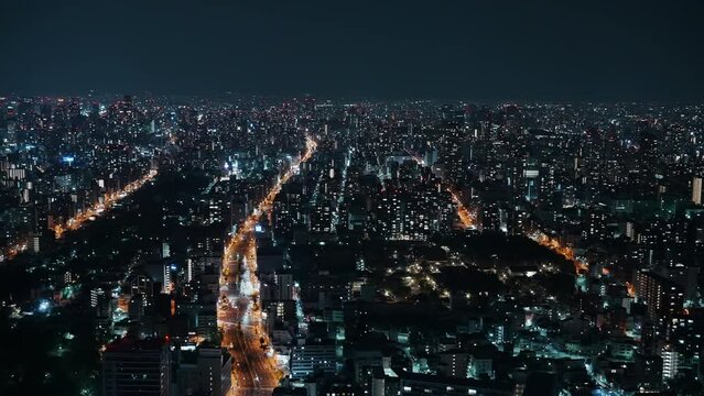 大阪市の夜景
