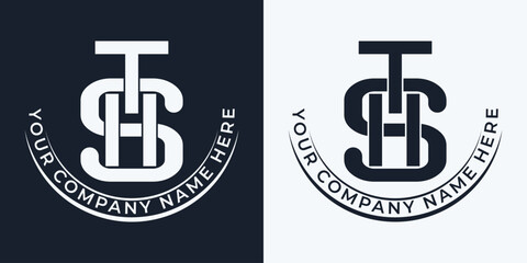 STH letter logo with three letter, The SE Word logo is made with a SE letter. logo design se, company logo for se, social media logo design