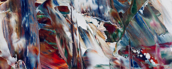 Title	
Colorful abstract painting background. Modern motif visual art .Intensive multicolor mix of...