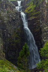 Njupeskär Schwedens höchster Wasserfall