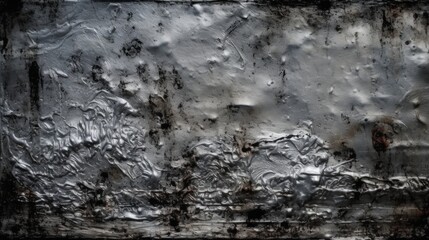 Silver metal alloy texture. Generative AI