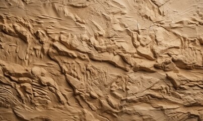 Rock abstract warm beige wall background, generative AI