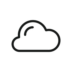 Climate vector icon. Cloud flat sign design. Meteorology weather icon. Cloud symbol pictogram. UX UI icon