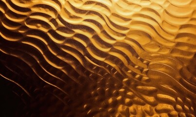 Gold background or texture and gradients shadow, generative AI