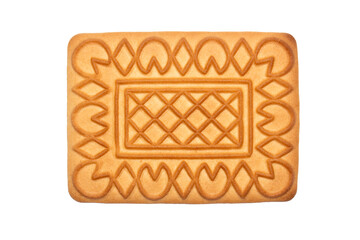 Crunchy cream cookies for tea.Cookie background.