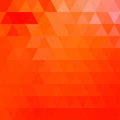 Orange triangular background. Polygon style. Vector layout for a presentation. eps 10