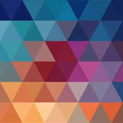 vector abstract irregular polygonal background with triangular pattern in rainbow colors spectrum colors. eps 10
