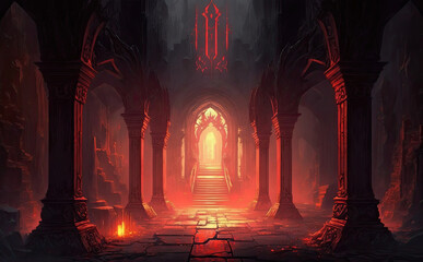 mystic dungeon entrance, AI