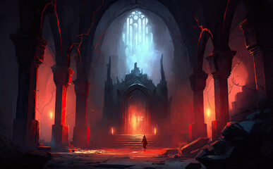 mystic dungeon entrance, AI