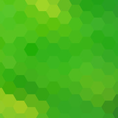 Fototapeta na wymiar Green background for advertising. Color honeycomb. eps 10