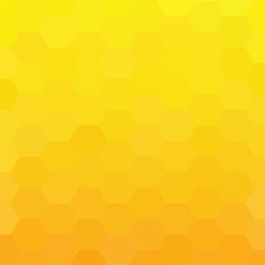 Hexagon geometric yellow white gradient color pattern background. Abstract graphic design technology and energy concept. eps 10