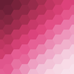 Pink hexagon background. polygonal style. Modern presentation layout. eps 10