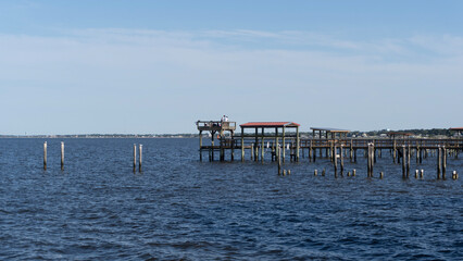 pier on the lake