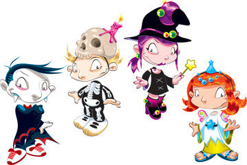 Vector Illustration - Set of Halloween Character