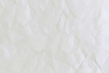 white wrinkled crumpled paper texture background