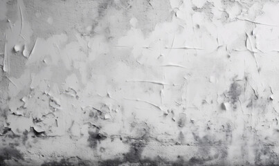 White concrete wall background texture, generative AI