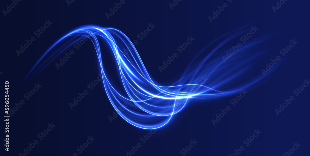 Poster  Futuristic dynamic motion technology. High speed movement design. Hi-tech. Abstract technology background. Vector illustration.