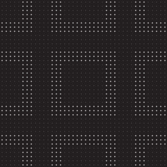 Vector seamless texture. Modern geometric background. Grid with squares of dots.