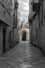 Nardò view of the alleys of the historical centre.