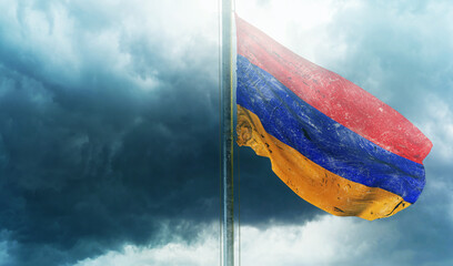 Armenia, Republic of Armenia - Waving Flag