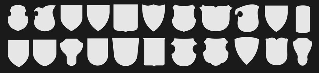 Various Shield Shapes / Ai Illustrator