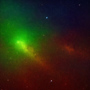 particles at the cosmic space [IA Generativa]