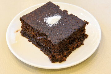 Turkish Dessert Sobiyet  Baklava, mussels baklava and classic baklava with Pistachio . Cevizli, Fistikli Baklava, top view.