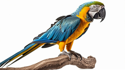 Macaw, bird of the Brazilian fauna. - obrazy, fototapety, plakaty