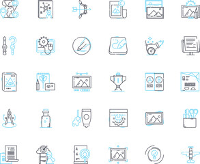 Solid figures linear icons set. Cube, Pyramid, Sphere, C, Cylinder, Rectangular prism, Triangular prism line vector and concept signs. Tetrahedron,Octahedron,Dodecahedron outline illustrations