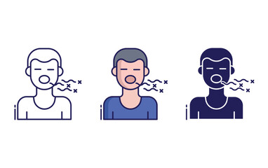 Fototapeta premium Bad Breath icon