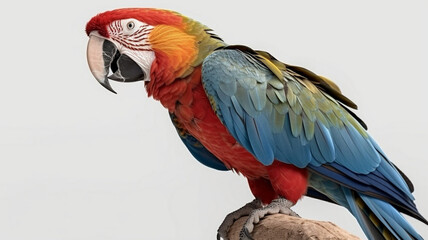 Macaw, bird of the Brazilian fauna.