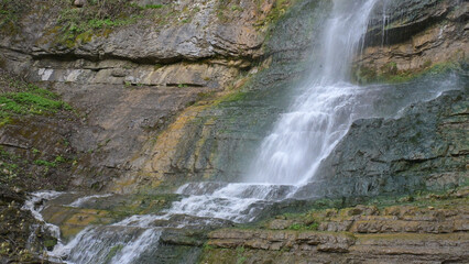Skaklya Waterfall near village of Zasele, Balkan Mountains, Bulgaria