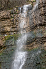 Obraz na płótnie Canvas Skaklya Waterfall near village of Zasele, Balkan Mountains, Bulgaria
