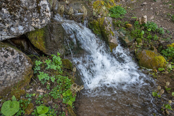 Skaklya Waterfall near village of Zasele, Balkan Mountains, Bulgaria