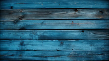 Blue Wooden Texture