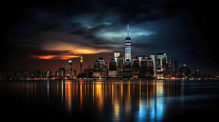 Fototapeta na wymiar New York. Breathtaking travel destination place. Generative AI