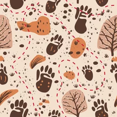 Tafelkleed Bigfoot Pattern © HunkyDunker