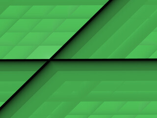 Naklejka premium Tło zielone paski kształty abstrakcja 
